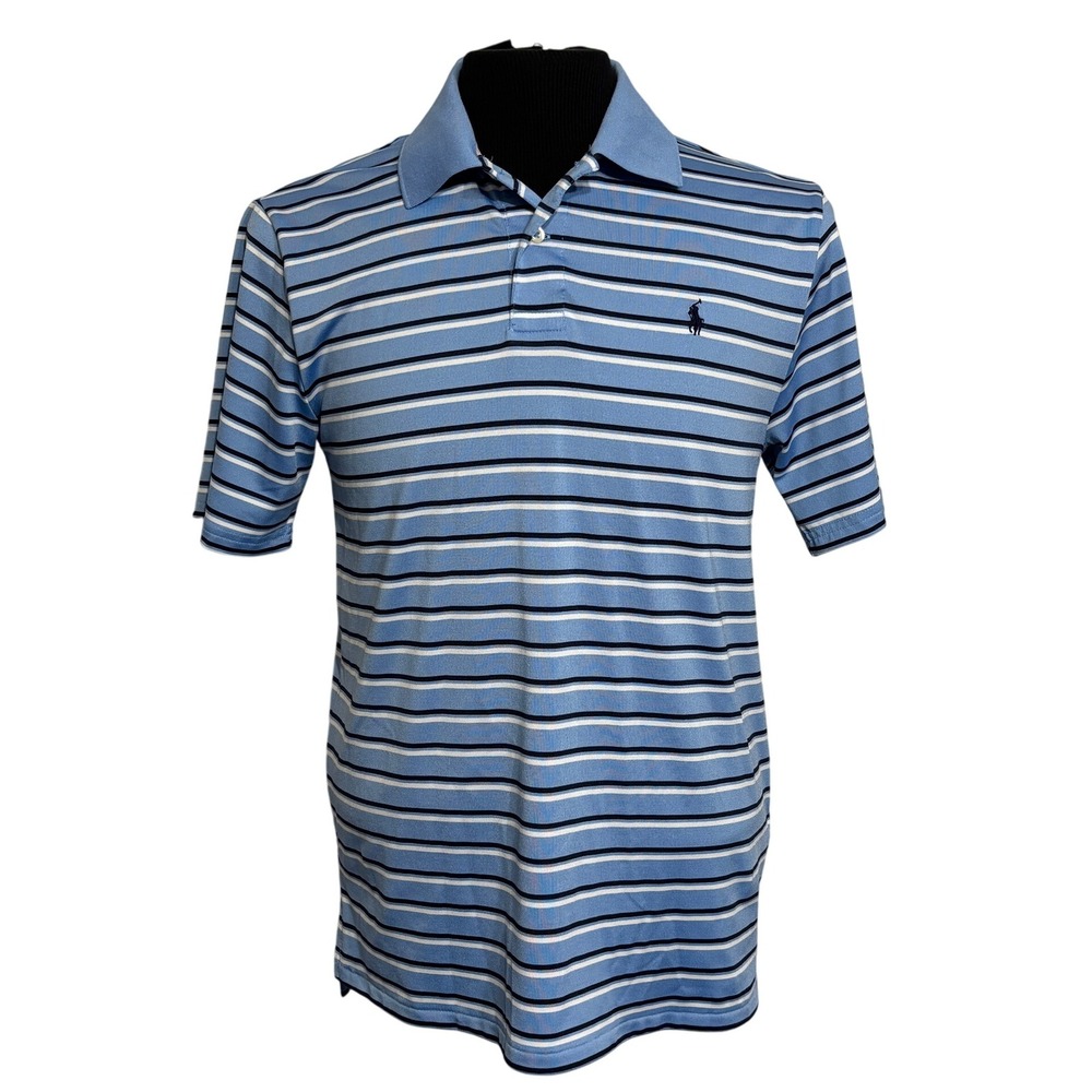 Polo Ralph Lauren Performance Striped Golf Polo Shirt XL Outdoor Casual Preppy